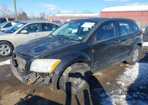 2007 Dodge Caliber z USA, uszkodzony, nr VIN 1B3HB28B87D132796